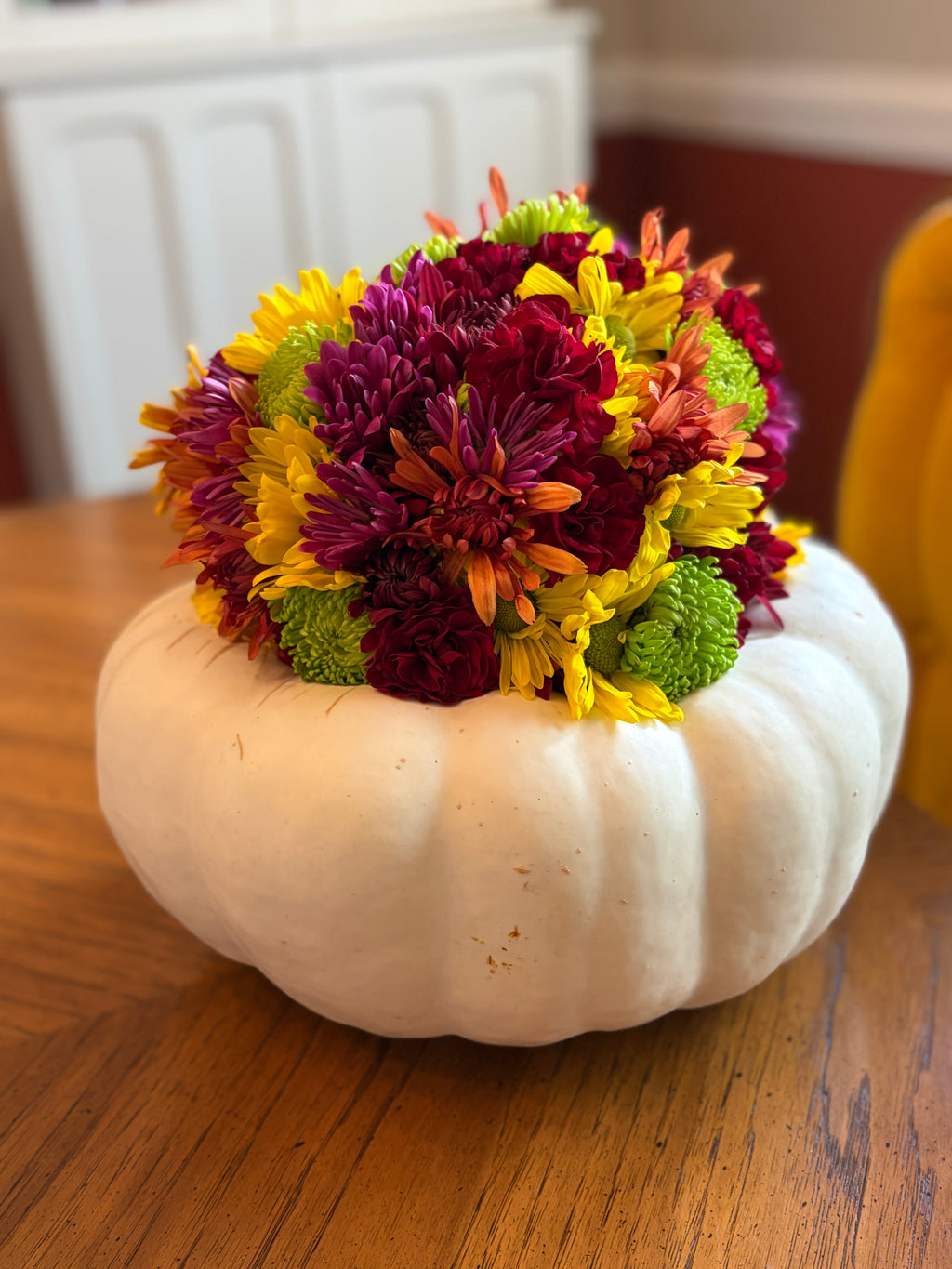 Heirloom Pumpkin Floral Arrangement