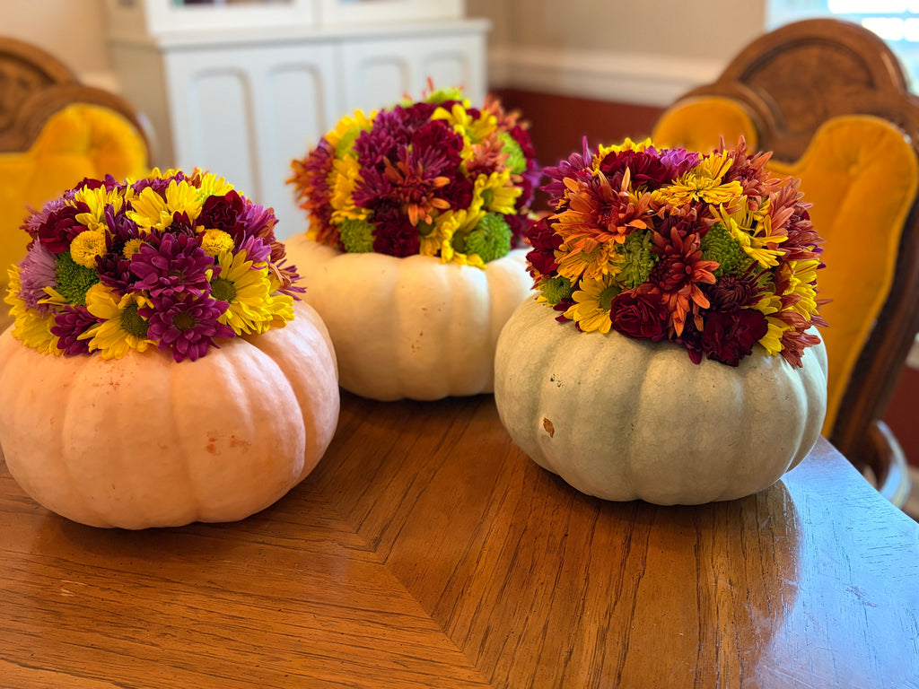 Heirloom Pumpkin Floral Arrangement